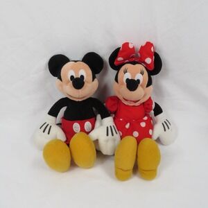 Vintage Mickey And Minnie Mouse‎ Disney Plush